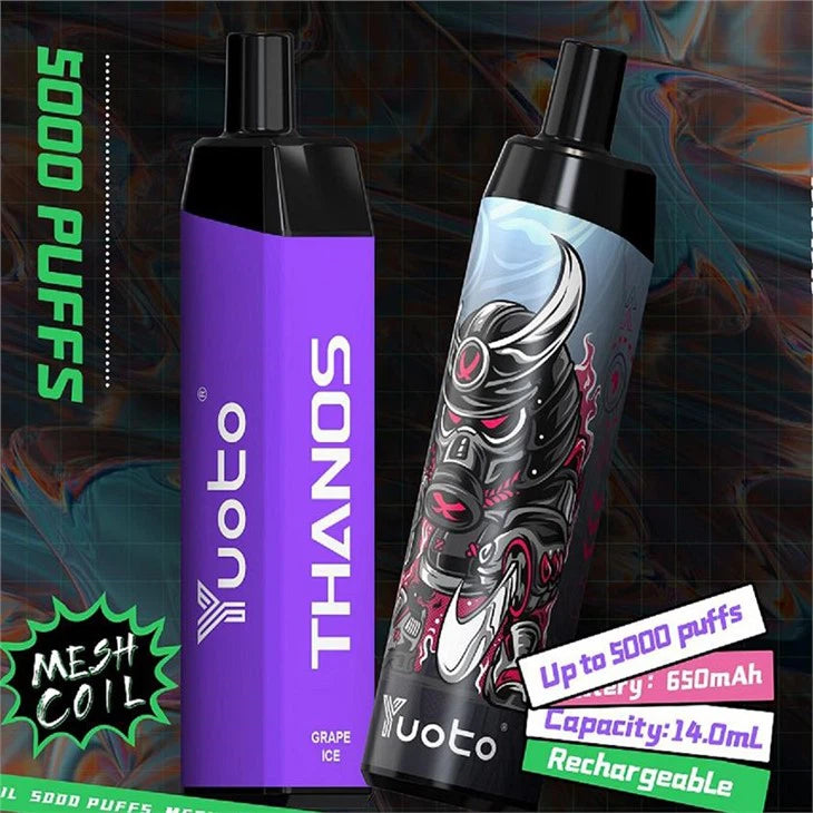 Yuoto Thanos 5000 Puffs Disposable Vape in UAE YALLA VAPE Yuoto Thanos 5000 Puffs Disposable Vape in UAE YALLA VAPE