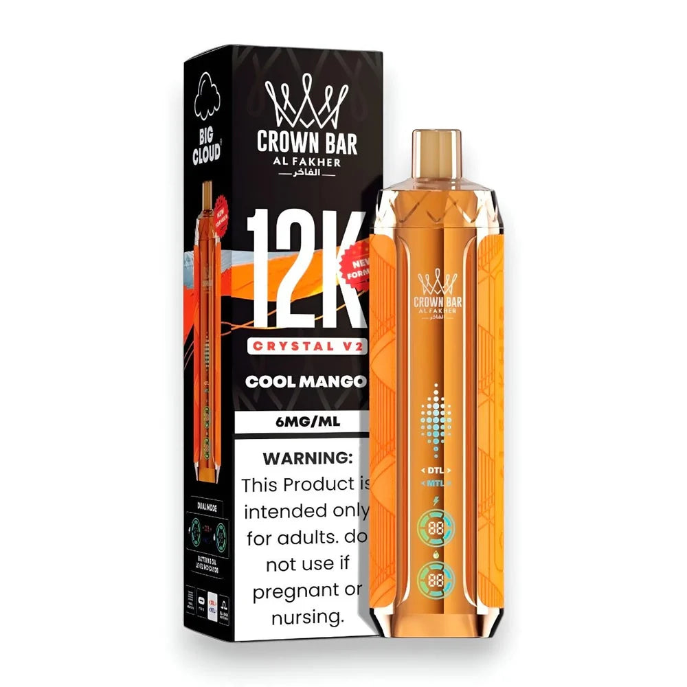 Al Fakher Crown Bar Crystal V2 12000 Puffs