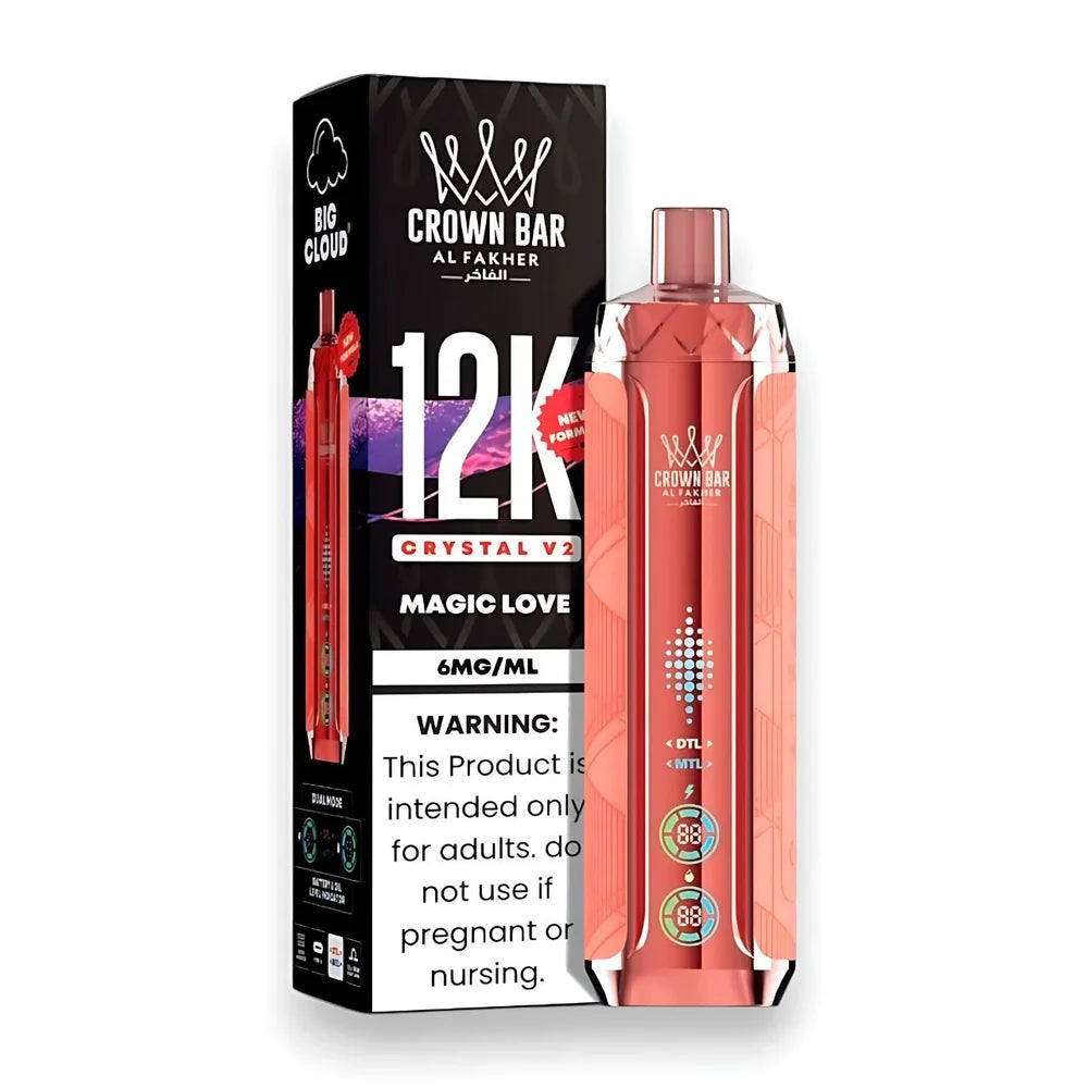 Al Fakher Crown Bar Crystal V2 12000 Puffs