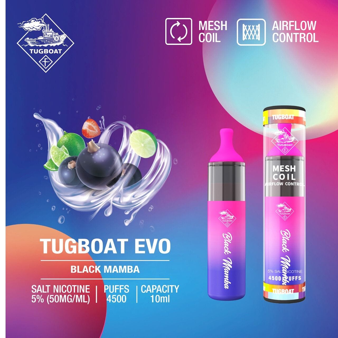 TUGBOAT EVO 4500 Puffs