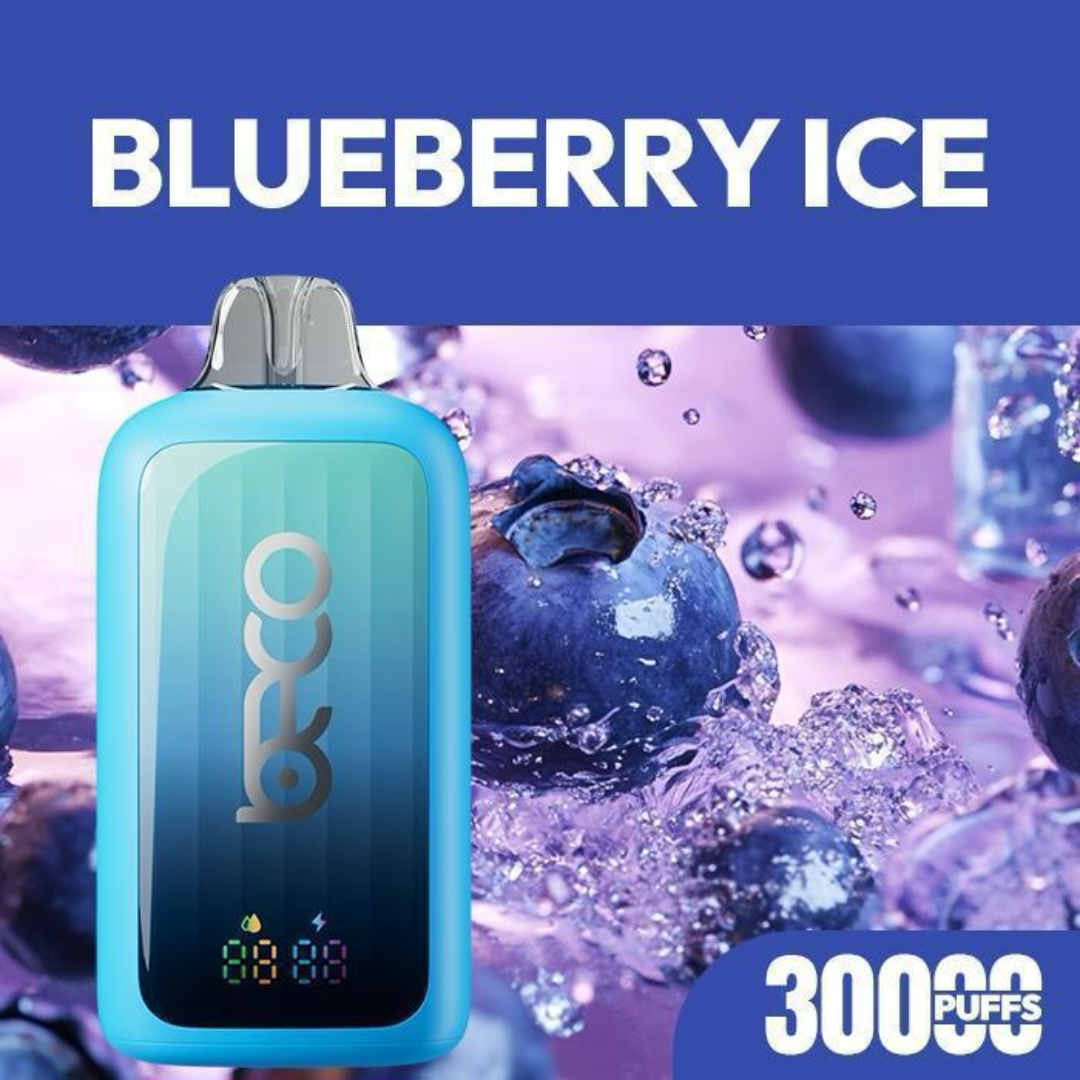 Beco Pop 30000 Puffs Vape – Blueberry Ice flavor.