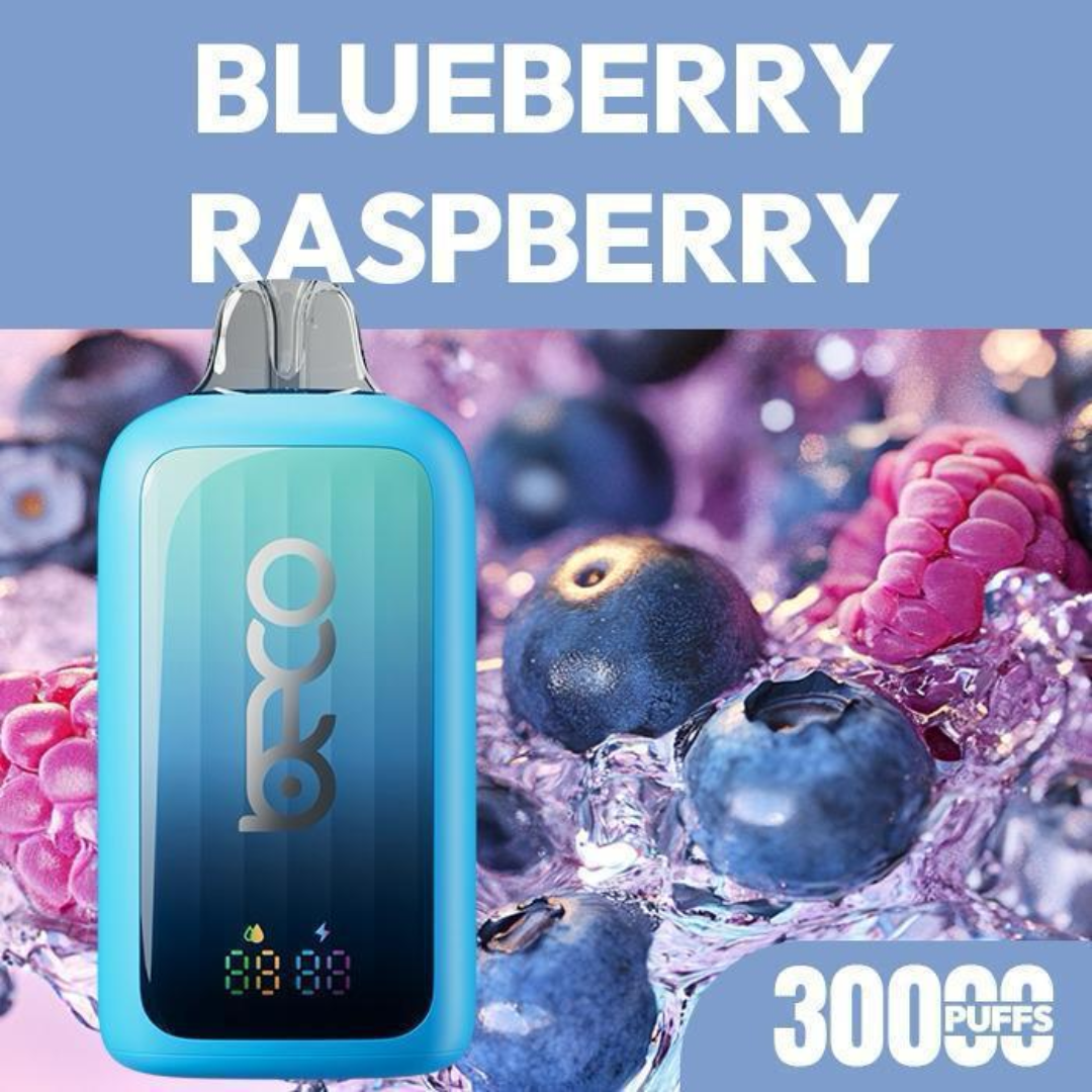 Beco Pop 30000Puffs 20mg Vape – Blueberry Raspberry flavor.