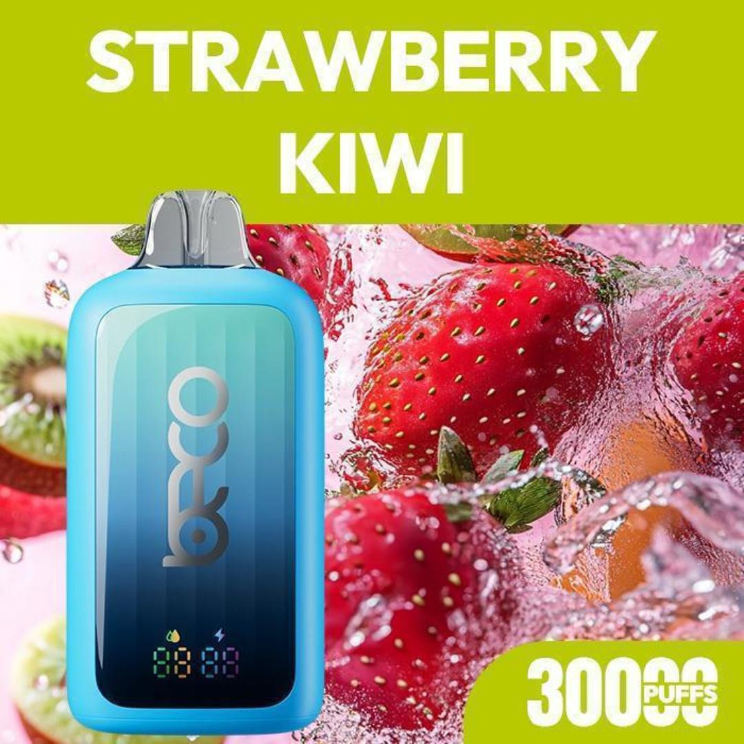 Beco Pop Disposable Vape 20mg – Strawberry Kiwi flavor.