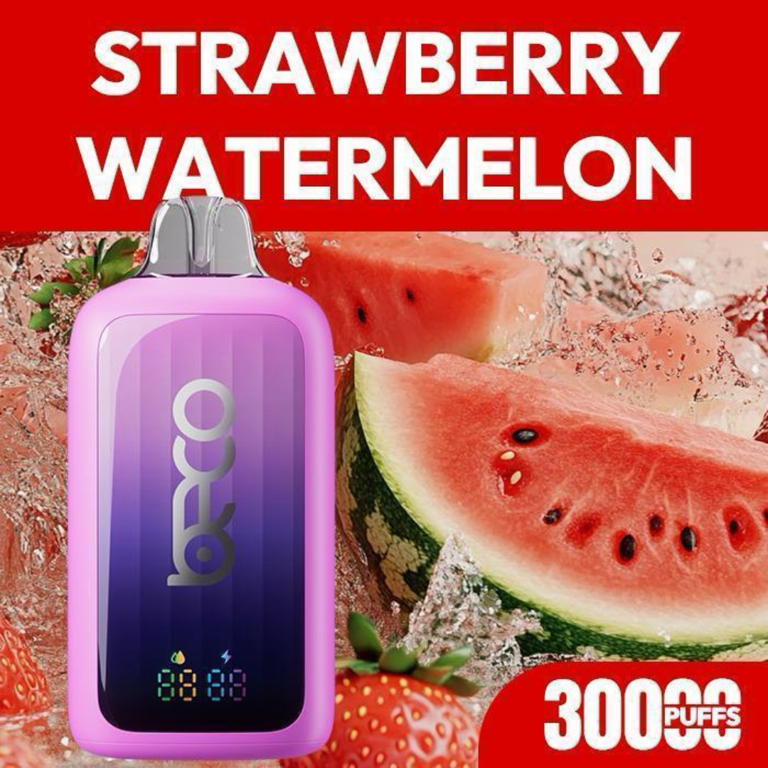 Beco Pop 30000 Puffs Vape – Strawberry Watermelon flavor.
