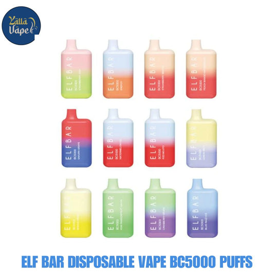 Original ELF BAR Disposable Vape BC5000 Puffs 2% Nicotine