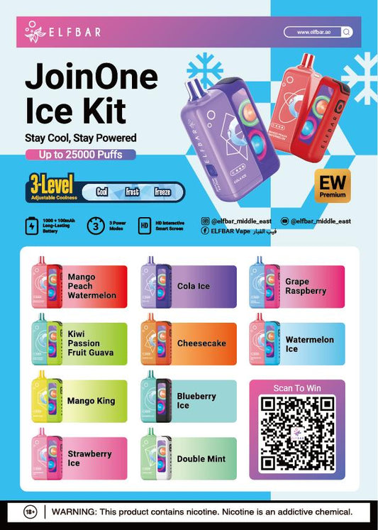 Buy ELF BAR JoinOne Ice Kit in Dubai UAE