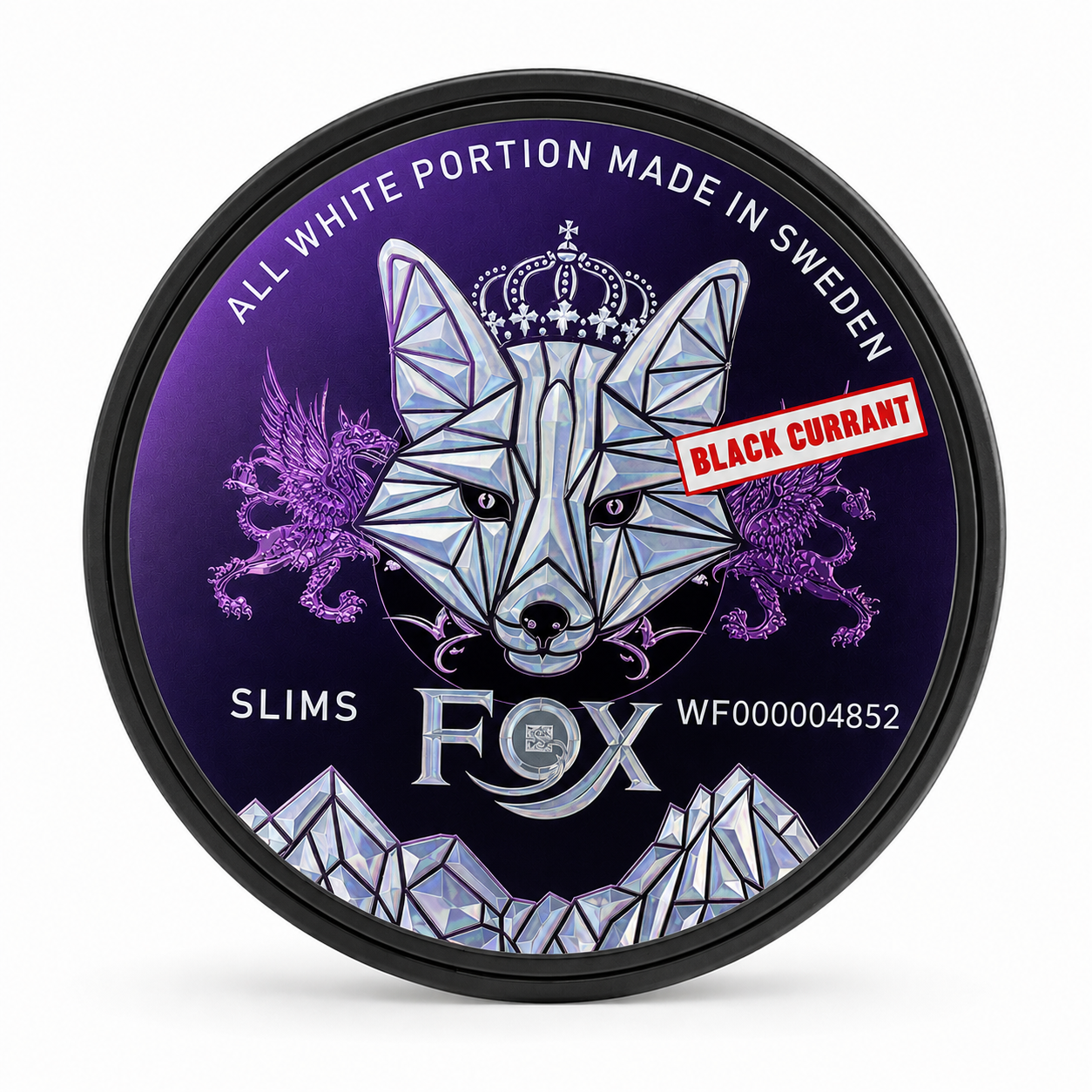 Premium Fox Black Currant 12mg Nicotine Pouches featuring bold berry flavor, tobacco-free nicotine pouches for customers across Dubai, Sharjah, Abu Dhabi and UAE