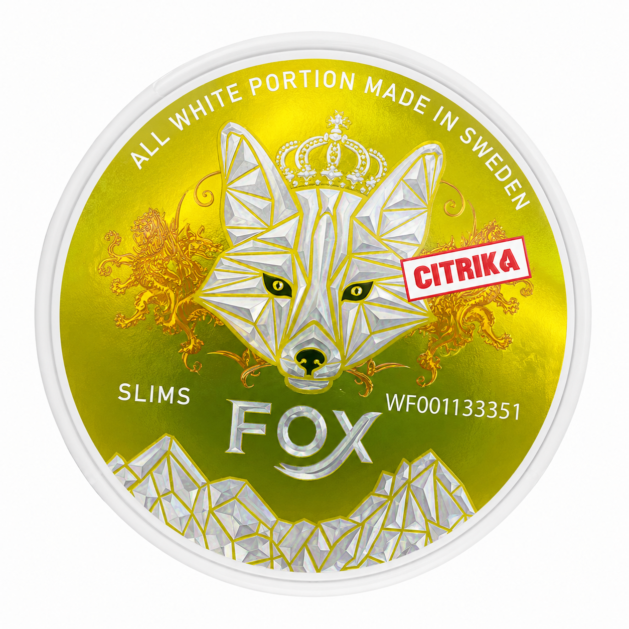 Fox Citrika 12mg Nicotine Pouches can with refreshing citrus flavor, premium tobacco-free nicotine pouches available in Dubai, Abu Dhabi, Sharjah and across UAE