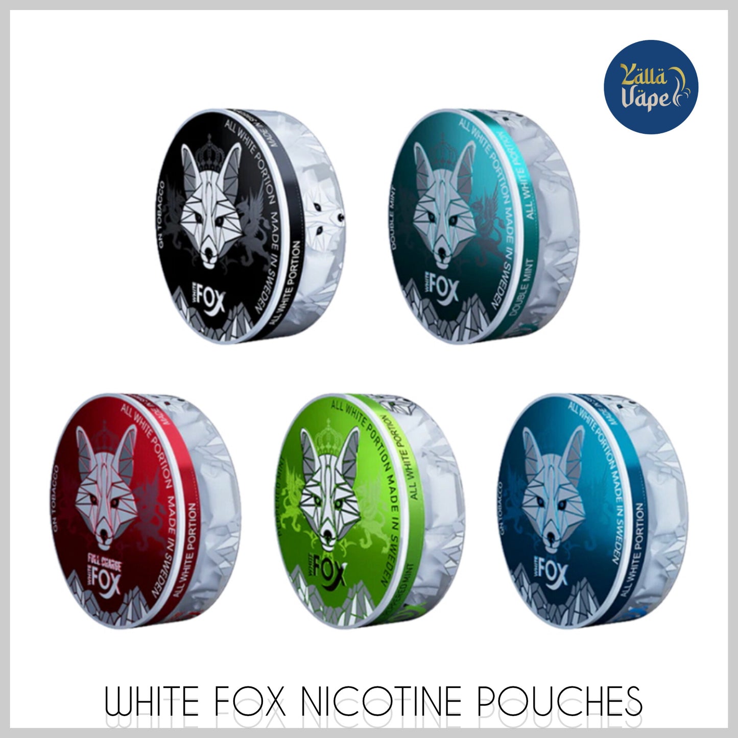 WHITE FOX Nicotine Pouches In Dubai UAE - YALLA VAPE
