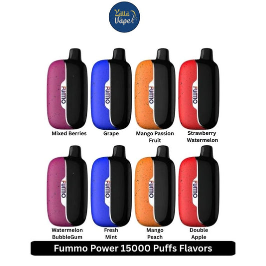 Fummo Power 15000  Puffs Disposable Vape   Dubai & Abu Dhabi, UAE