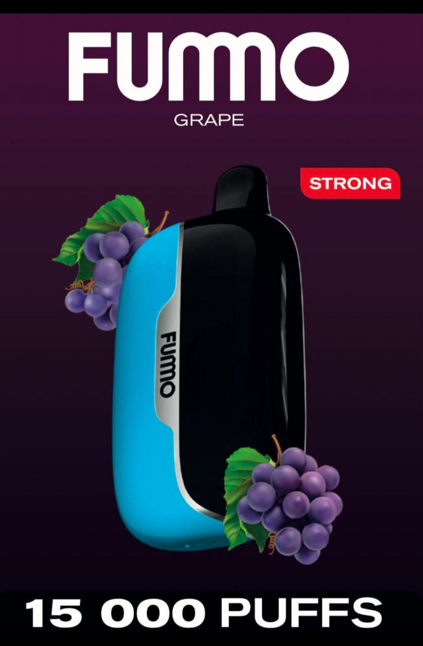 Fummo Power 15K Puffs Grape disposable vape – bold grape flavor, 15000 puff capacity & stylish design for Dubai, Abu Dhabi, Sharjah & all UAE regions