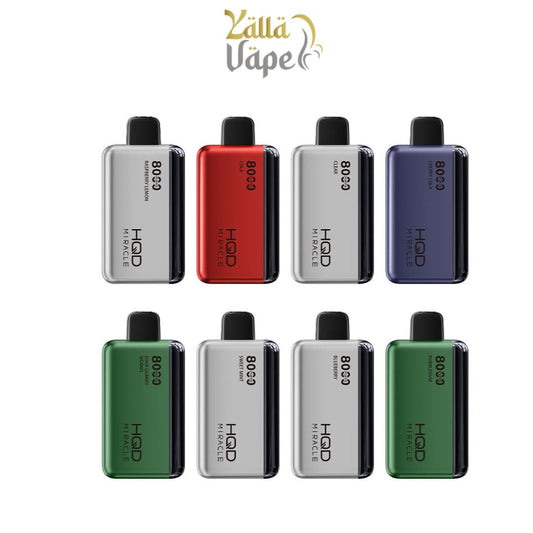 HQD Miracle 8000 Puffs Zero Nicotine Disposable Vape in UAE