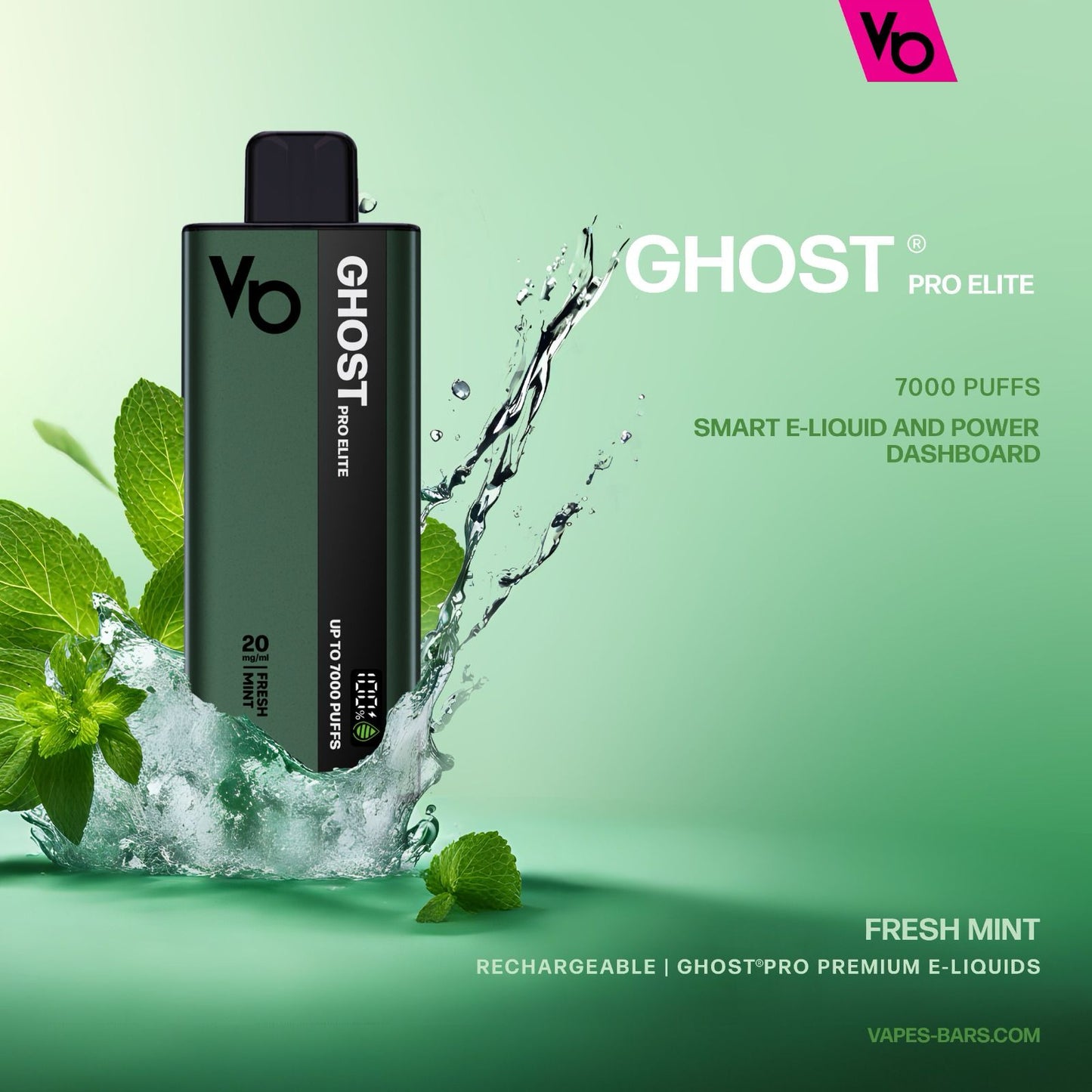 VAPE BAR GHOST PRO ELITE 7000 Puffs