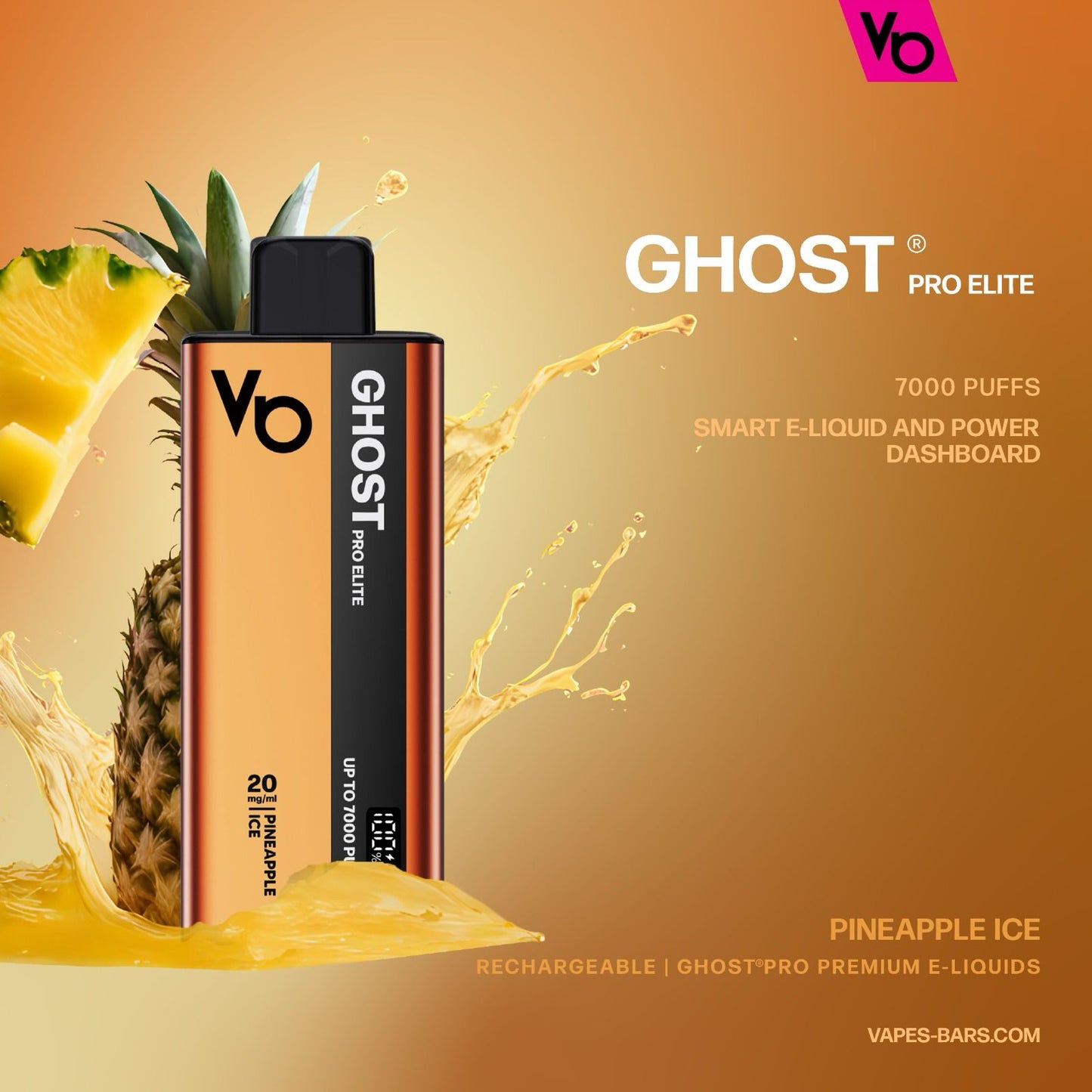 VAPE BAR GHOST PRO ELITE 7000 Puffs