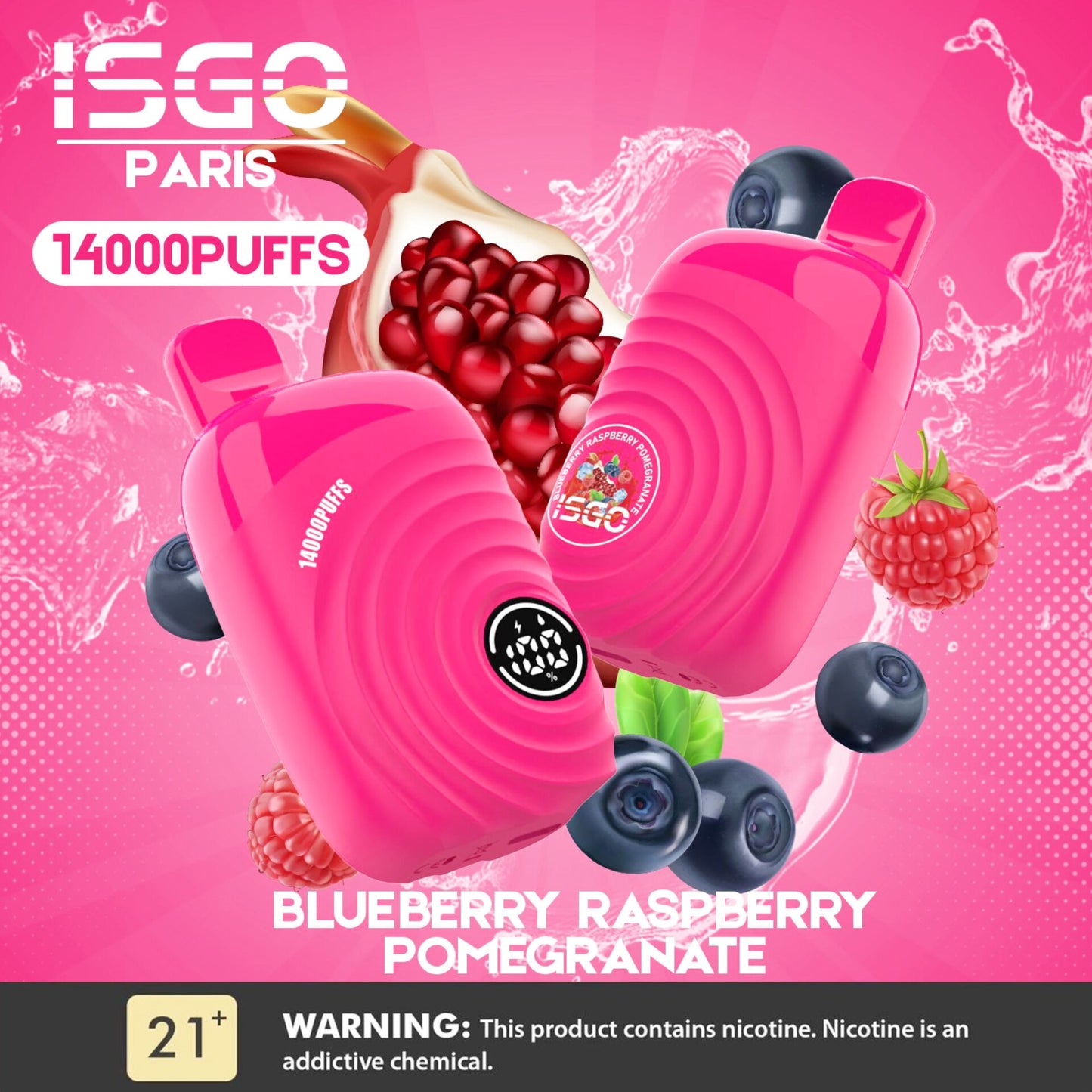 ISGO PARIS 14000 Puffs