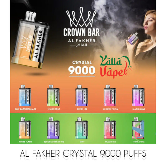 AL FAKHER CRYSTAL 9000 Puffs