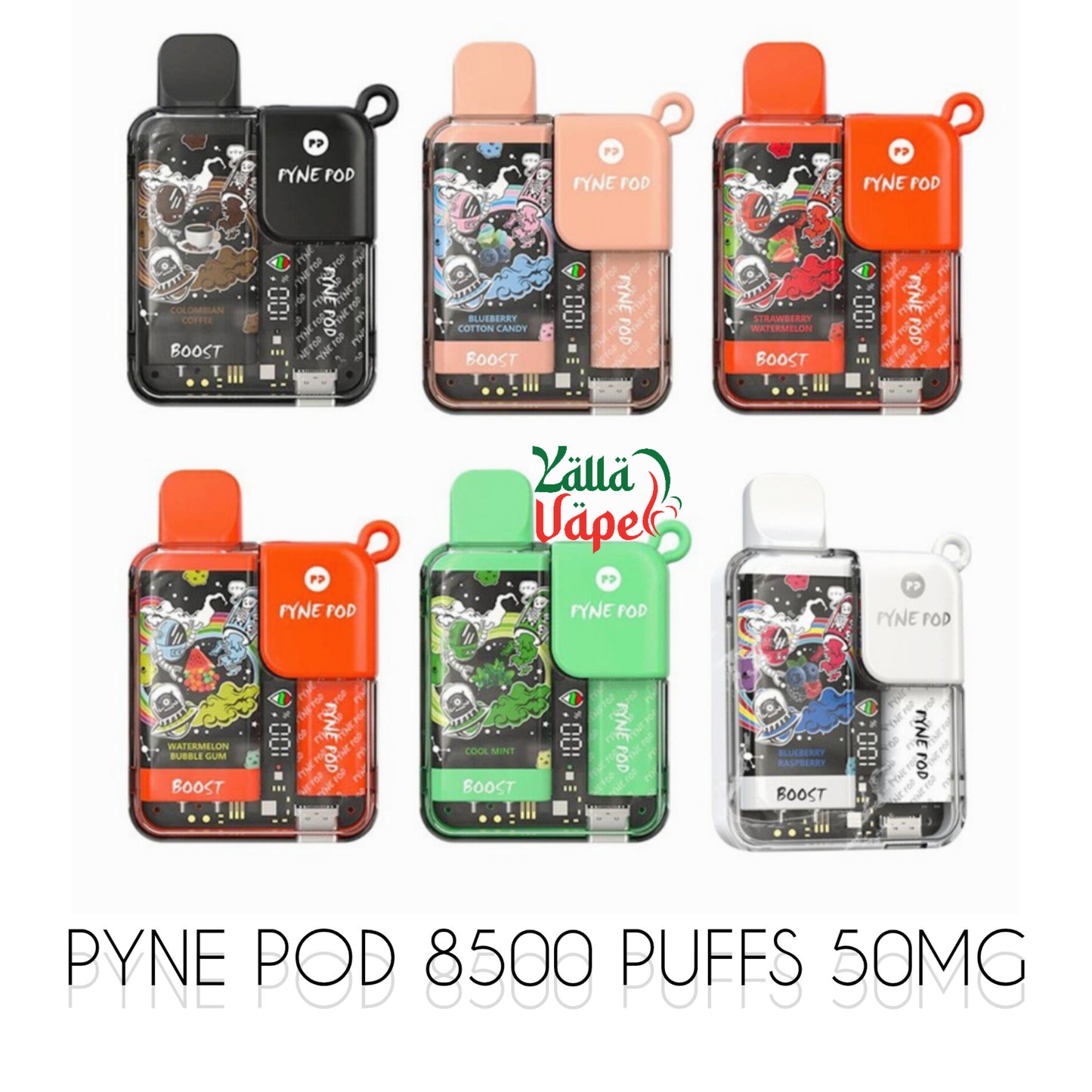 Pyne Pod Boost 8500 Puffs 50mg