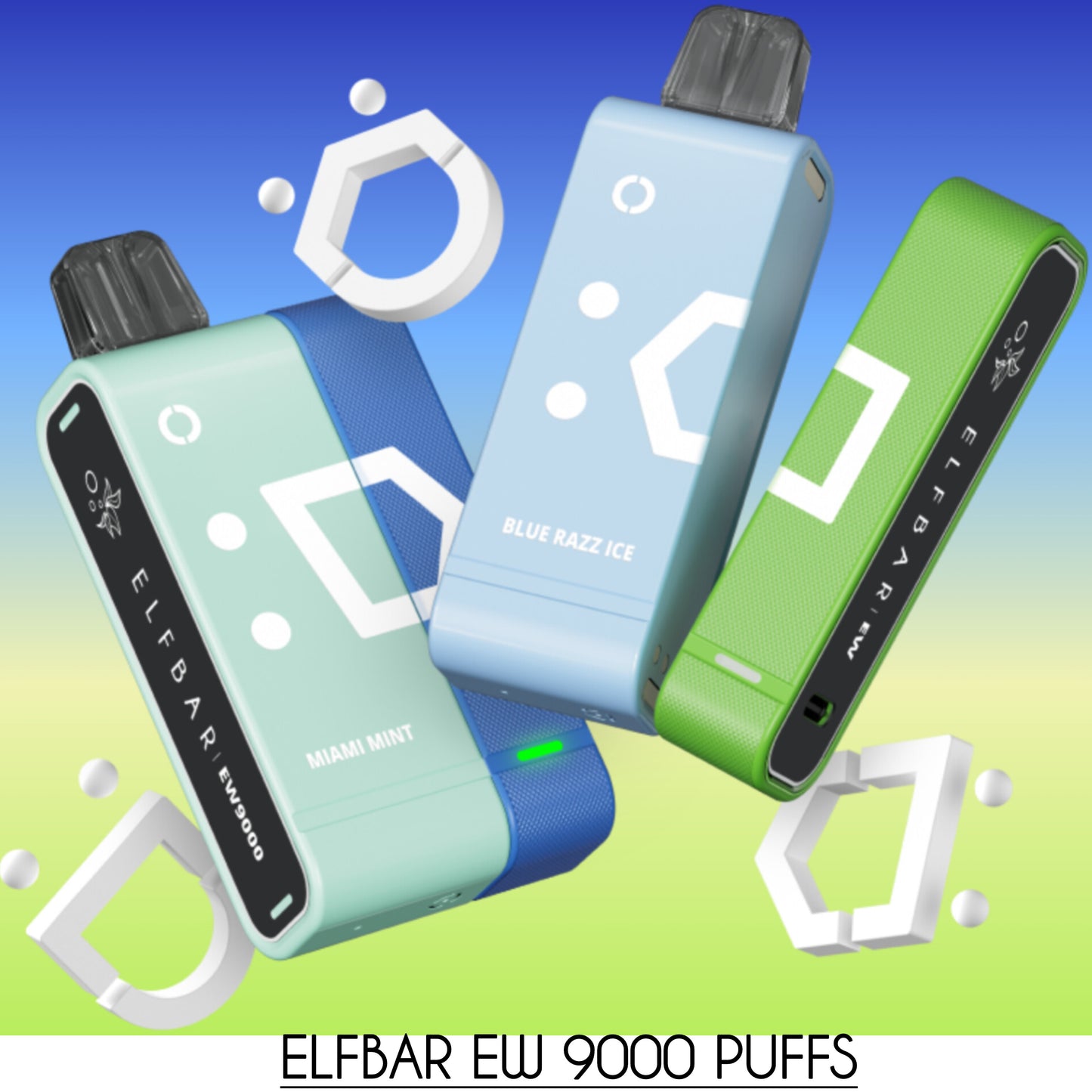 ELFBAR EW 9000 Puffs (Charging Device With Disposable Pod) Kit 50mg Nicotine