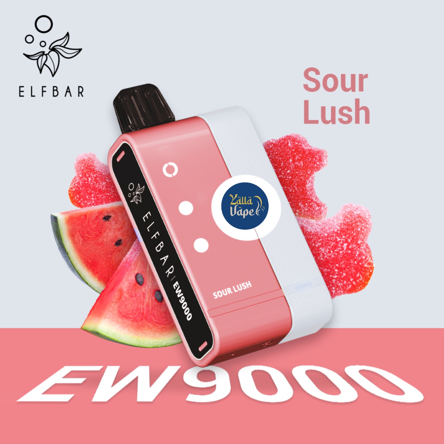 ELFBAR EW 9000 Puffs (Charging Device With Disposable Pod) Kit 50mg Nicotine