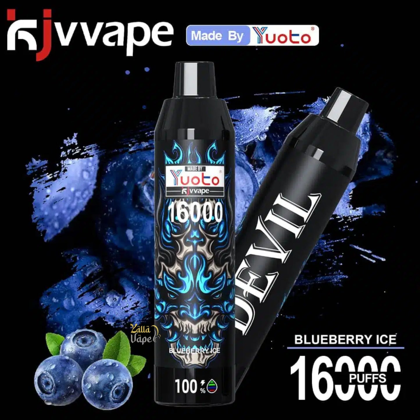 YUOTO KJV DEVIL 16000 Puffs  50mg/5% Nicotine