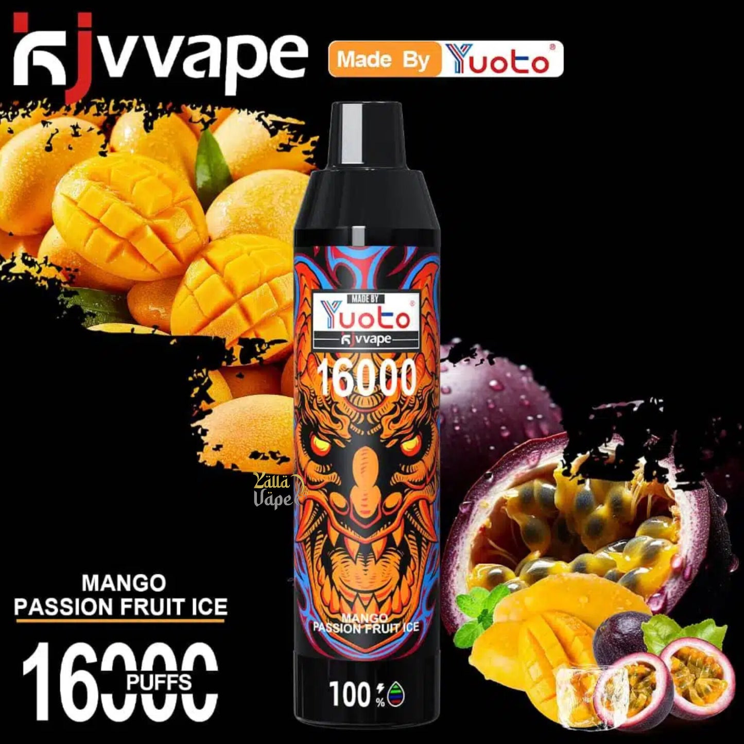 YUOTO KJV DEVIL 16000 Puffs  50mg/5% Nicotine