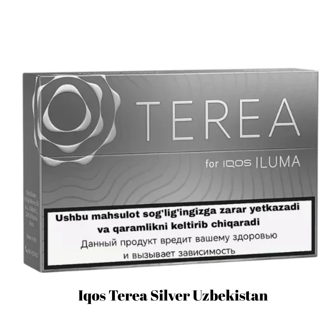 IQOS TEREA Silver Uzbekistan tobacco sticks for IQOS ILUMA in Dubai UAE