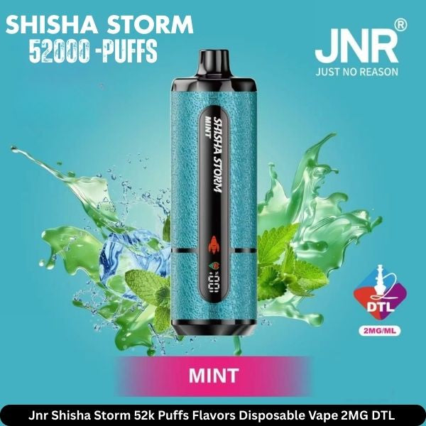 JNR Shisha Storm 52000 Puffs Disposable Vape in UAE