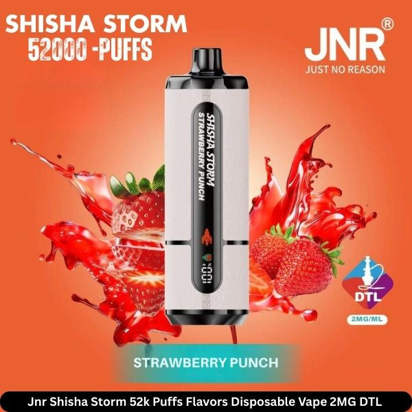 JNR Shisha Storm 52000 Puffs Disposable Vape in UAE