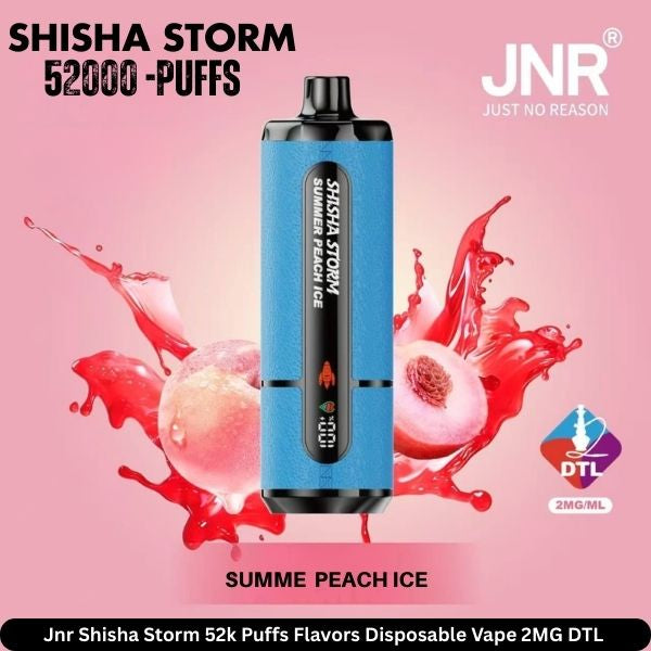 JNR Shisha Storm 52000 Puffs Disposable Vape in UAE YALLA VAPE JNR Shisha Storm 52000 Puffs Disposable Vape in UAE YALLA VAPE
