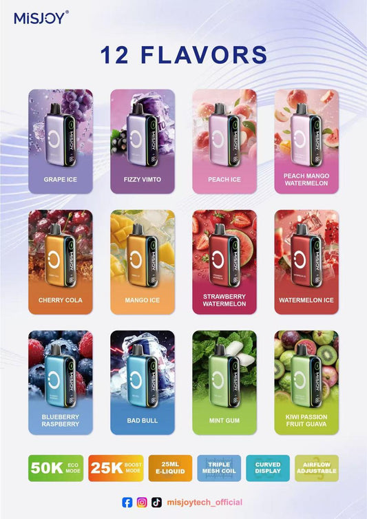 MISJOY Beta 50000 Puffs Disposable Vape in Dubai UAE