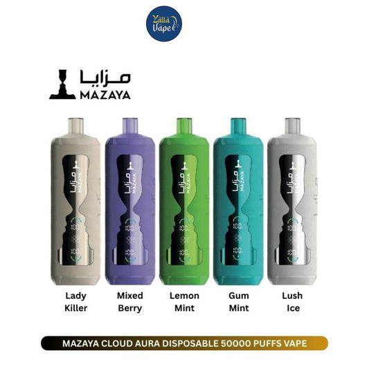 Mazaya Cloud AURA 50000 Puffs Disposable Vape 6mg in Dubai UAE