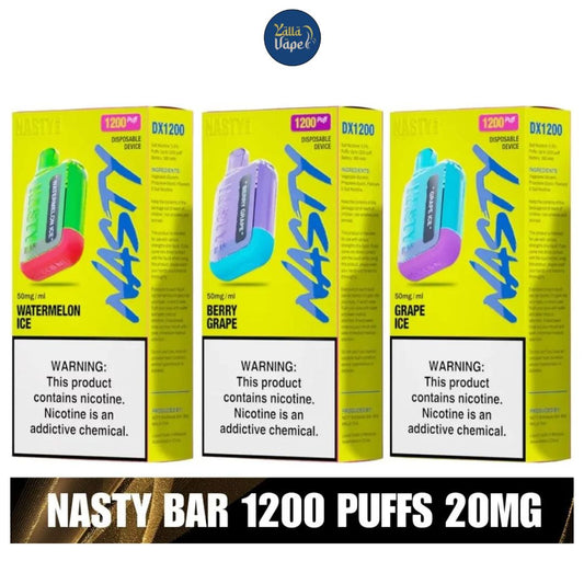 Nasty Bar 1200 Puffs Disposable Vape in Dubai UAE