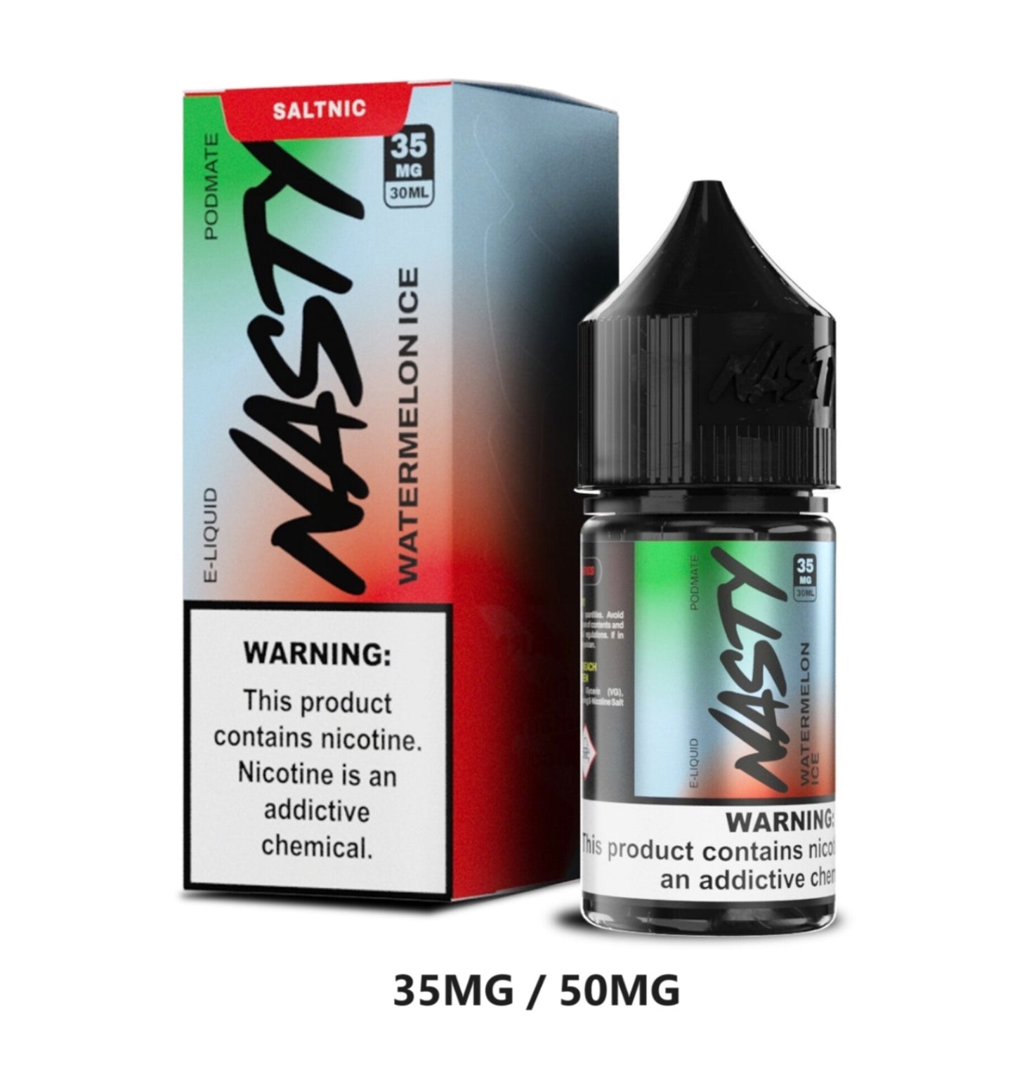 Nasty 35mg & 50mg Saltnic 30ml Premium Icy Watermelon Flavor low price Dubai UAE Online