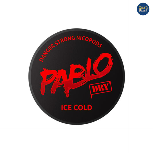 PABLO Dry Ice Cold Nicotine Pouches - 18mg Extra Strong Icy Flavor, Slim Discreet Format - Dubai UAE