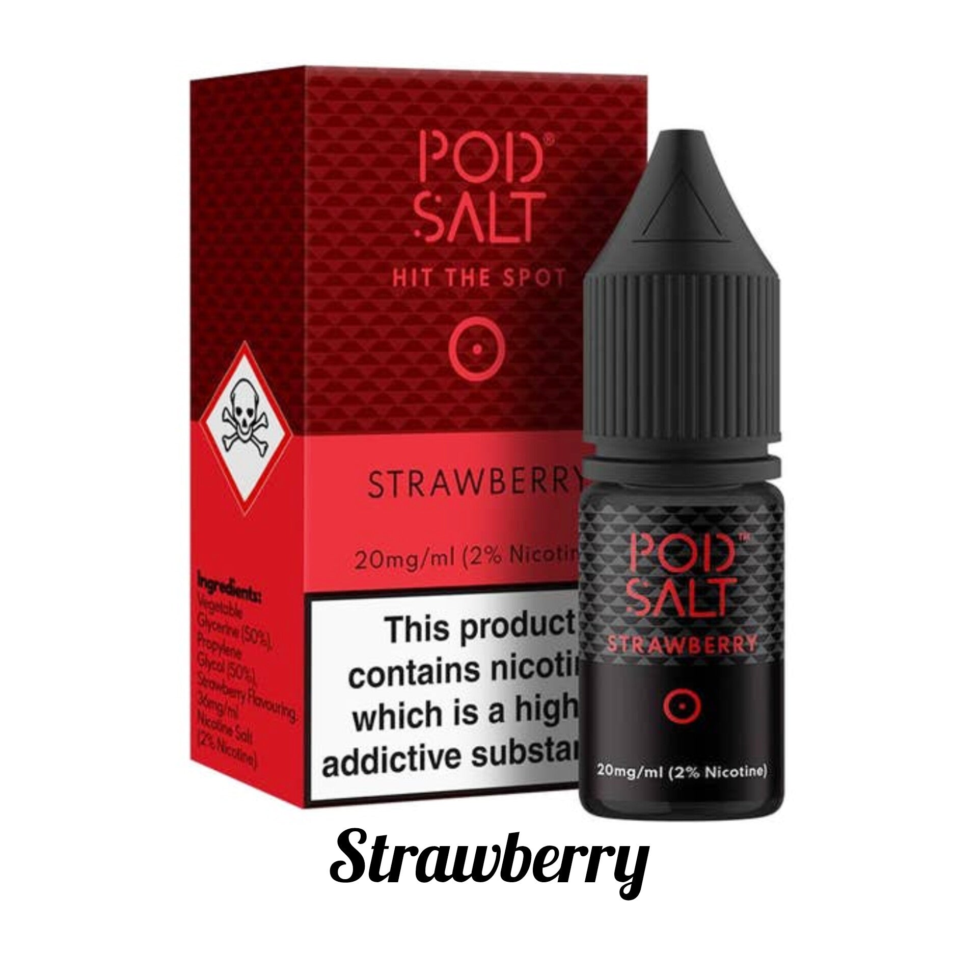 Pod Salt Core Strawberry 30ml 20mg Salt Nic E-Liquid UAE