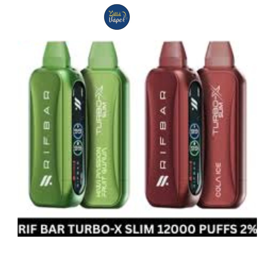 Rif Bar Turbo X Slim 12000 Puffs Disposable Vape In Dubai UAE