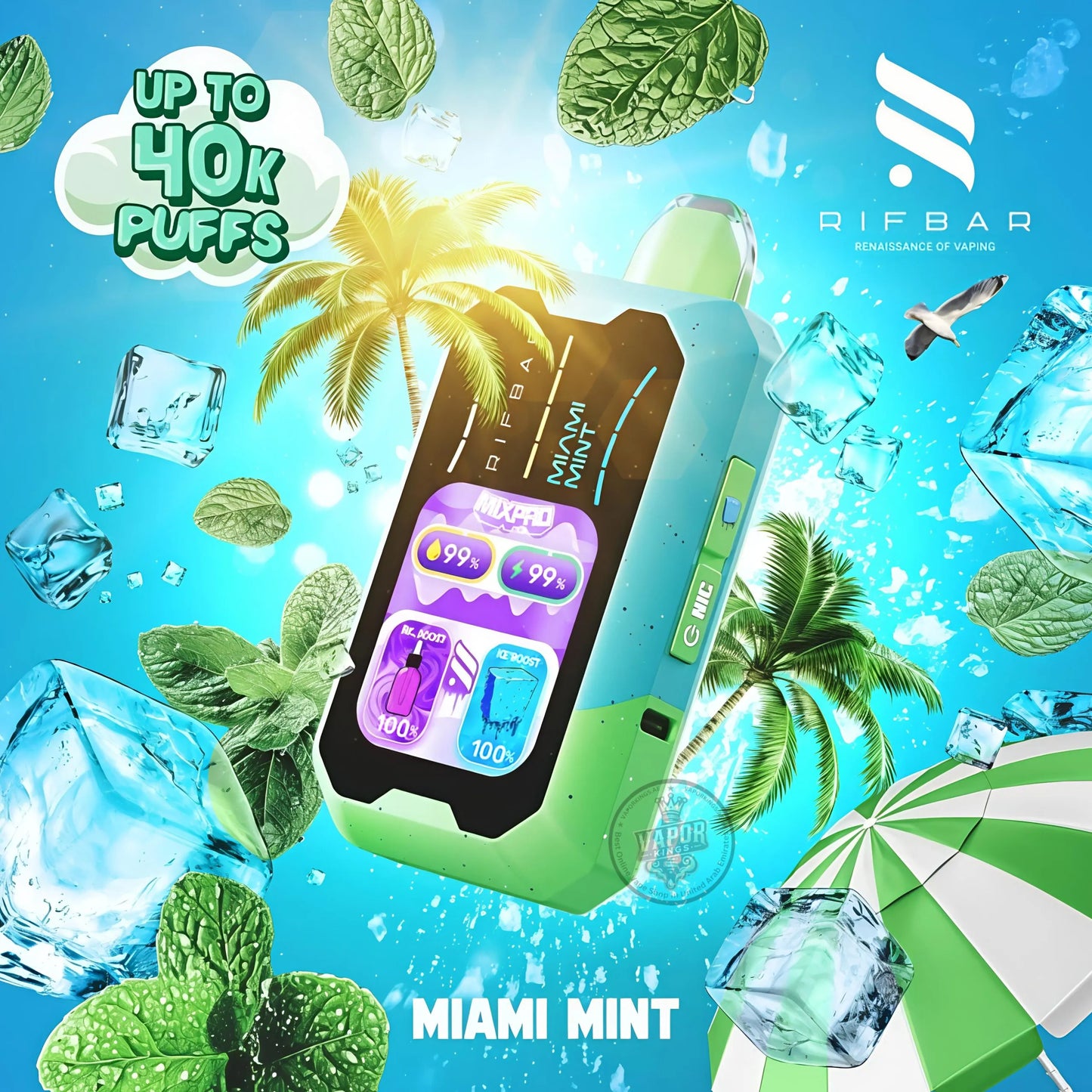 Rifbar Mixpro 40000 Puffs Disposable Vape In Dubai UAE