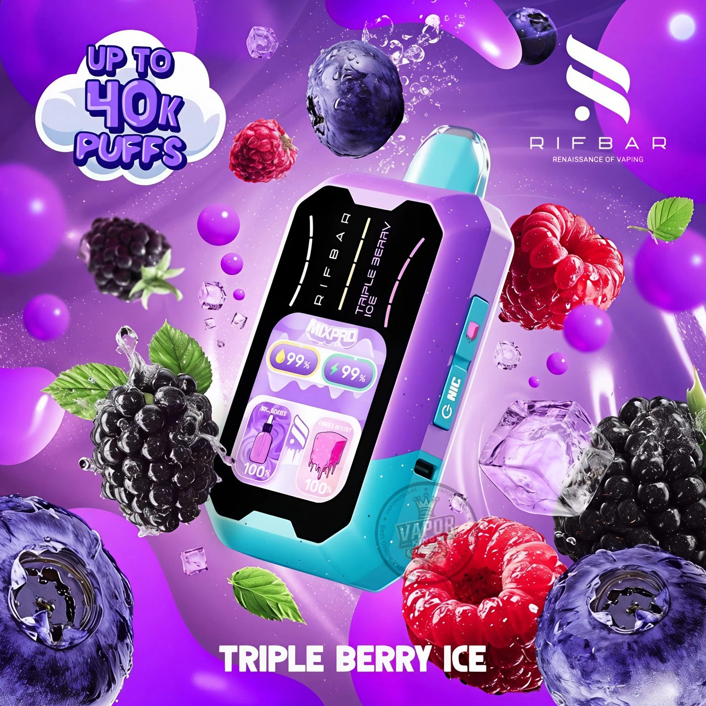 Rifbar Mixpro 40000 Puffs Disposable Vape In Dubai UAE