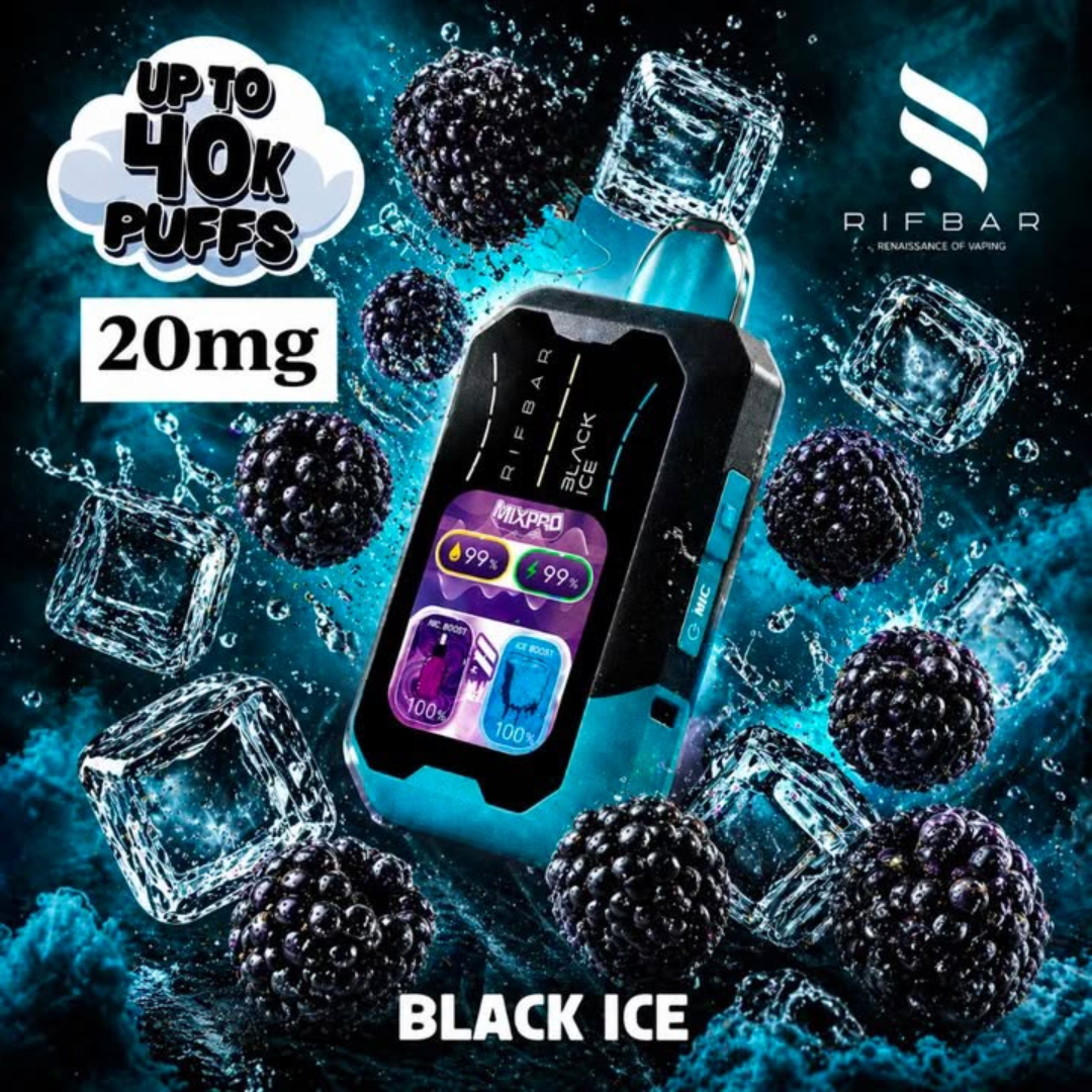 Rifbar Mixpro 40000 Puffs Black Ice disposable vape flavor