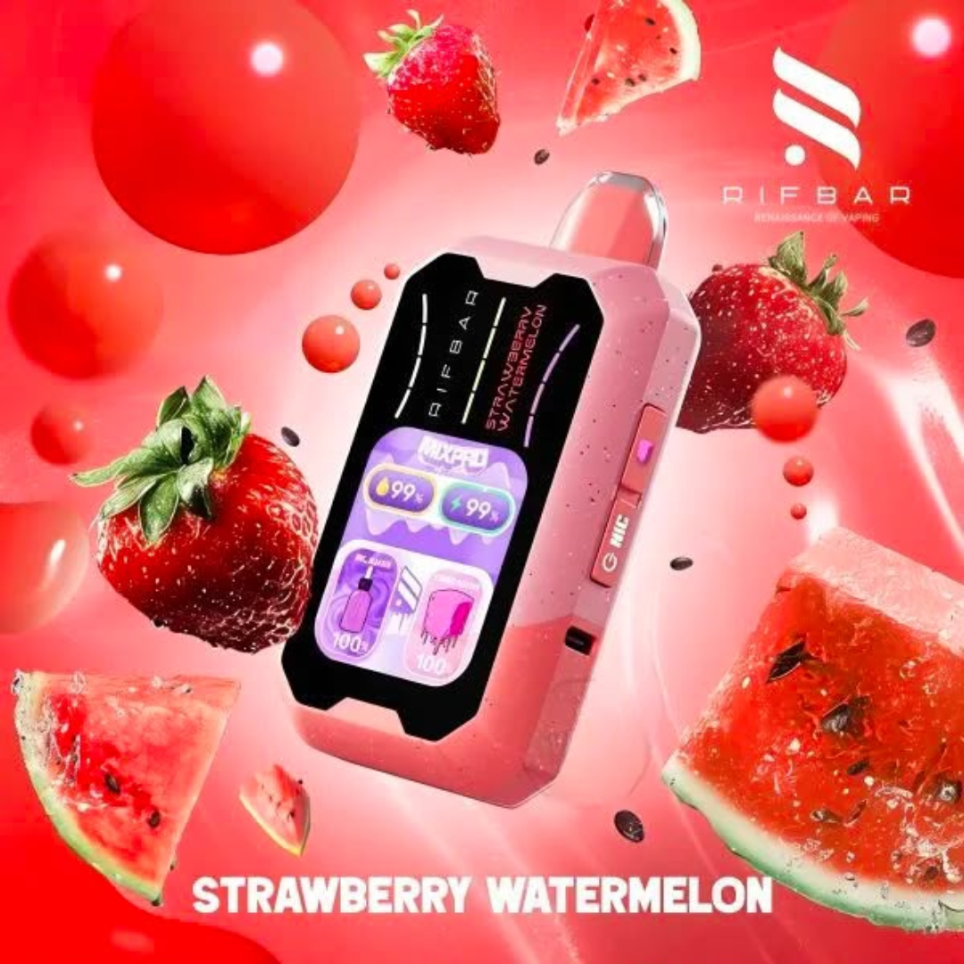 Rifbar Mixpro 40000 Puffs Strawberry Watermelon disposable vape flavor