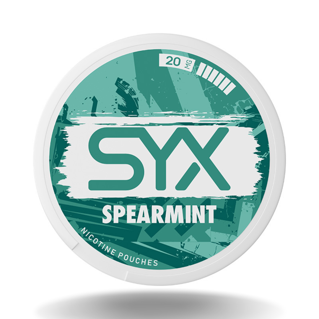 SYX Spearmint 20mg Extra Strong Nicotine Pouches 6 Dot Dubai UAE