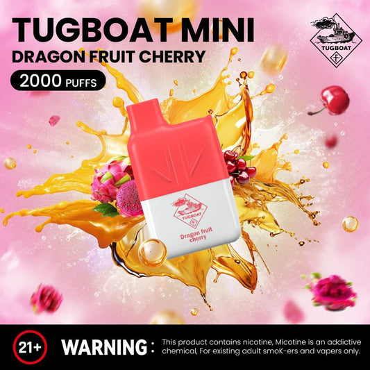 Tugboat Mini 2000 Puffs 2% Nicotine Disposable Vape in UAE