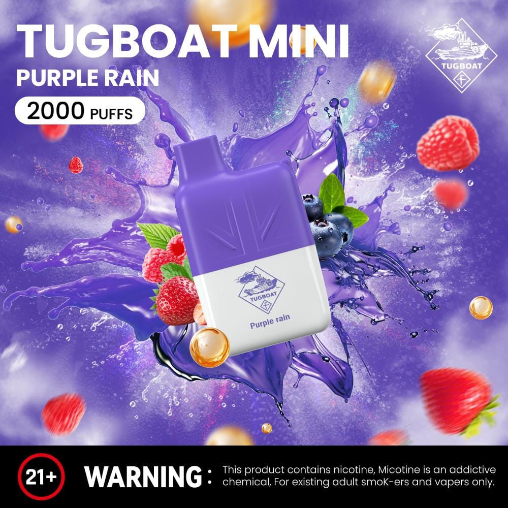 Tugboat Mini 2000 Puffs 2% Nicotine Disposable Vape in UAE