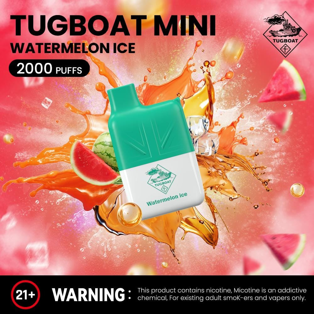 Tugboat Mini 2000 Puffs 2% Nicotine Disposable Vape in UAE