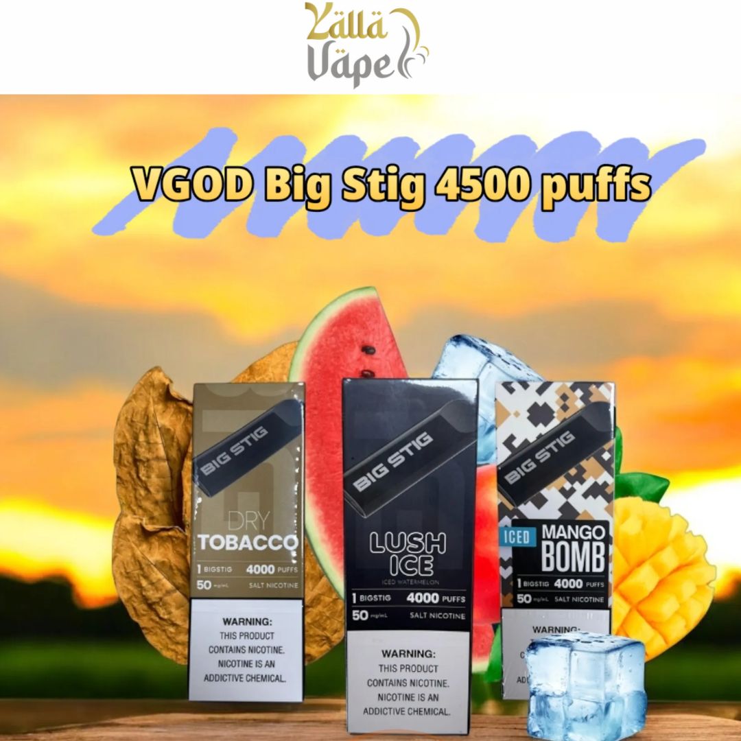 VGOD Big Stig 4000 Puffs Disposable Vape In Dubai UAE