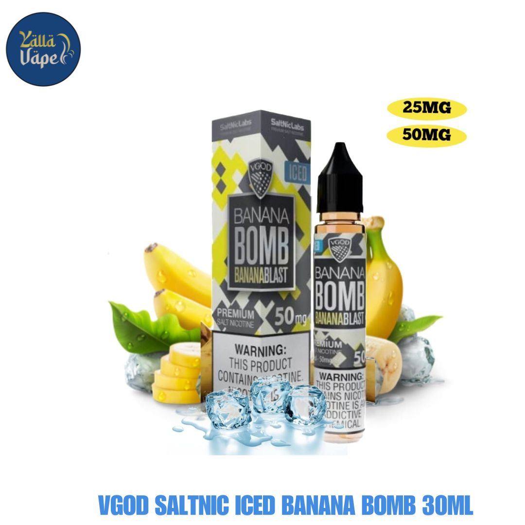 VGOD Saltnic Iced Banana Bomb 30ml