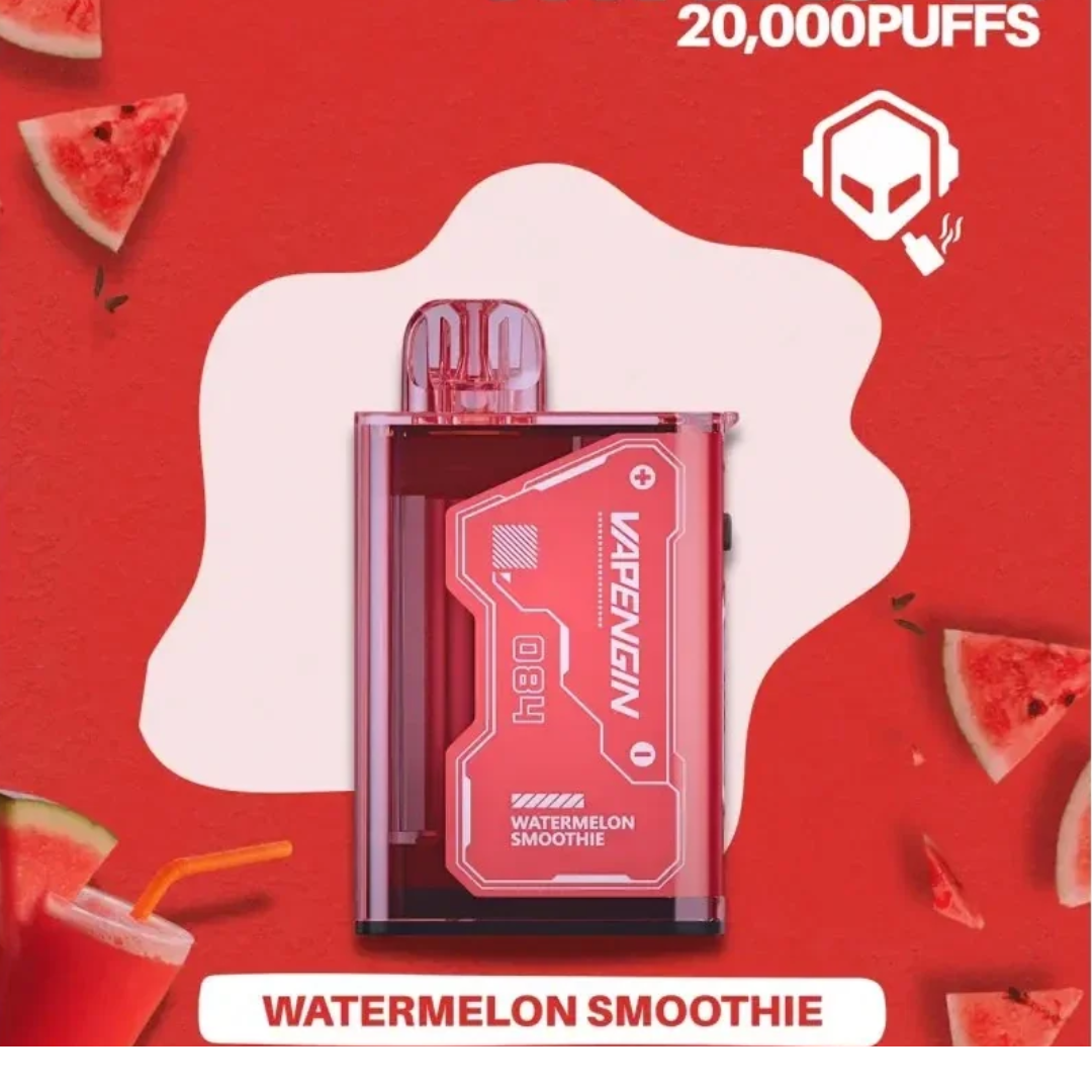 Vapengin Mars 2 20K Puffs Disposable Vape – Premium Watermelon Smoothie flavor (Dubai, UAE).