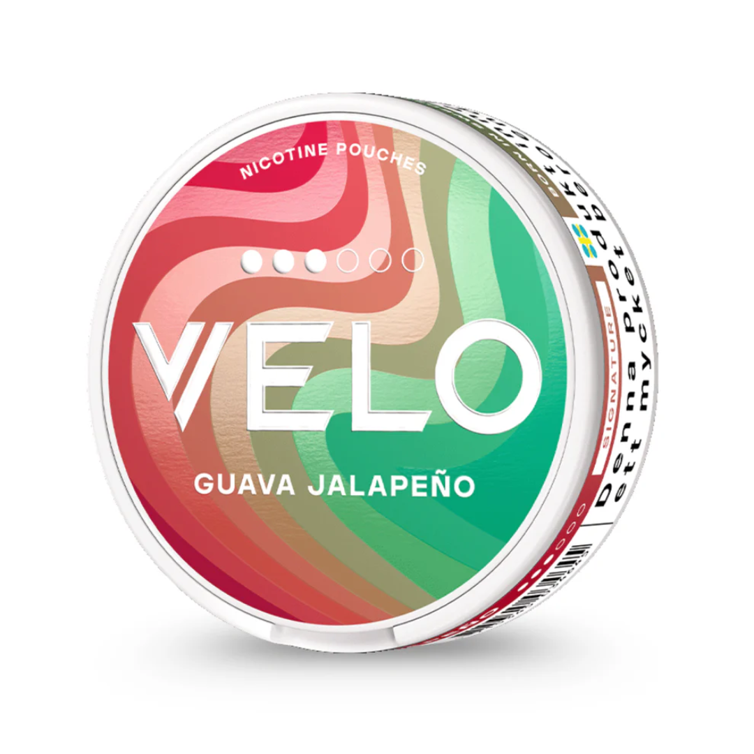 Velo Guava Jalapeno 8mg Nicotine Pouches UAE - Buy Premium Tobacco Free Nicotine Pouches Online Dubai Abu Dhabi Sharjah