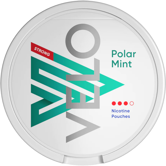 Velo Polar Mint 10mg\3 Dots White Nicotine Pouches – Tobacco-Free, Slim Format, Icy Mint Flavor, Discreet Use, Available in Dubai, Abu Dhabi & UAE