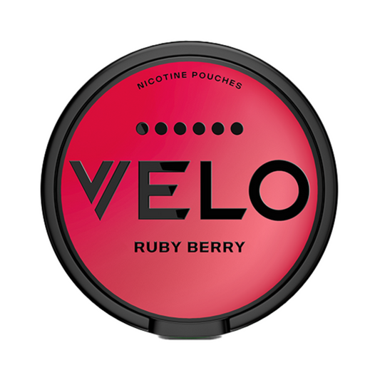 VELO Ruby Berry Max 17mg 6‑Dot Nicotine Pouches Pack – Premium Tobacco‑Free Nicotine Pouches | Fast Delivery Dubai & UAE